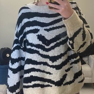 Vince Camuto Zebra Sweater